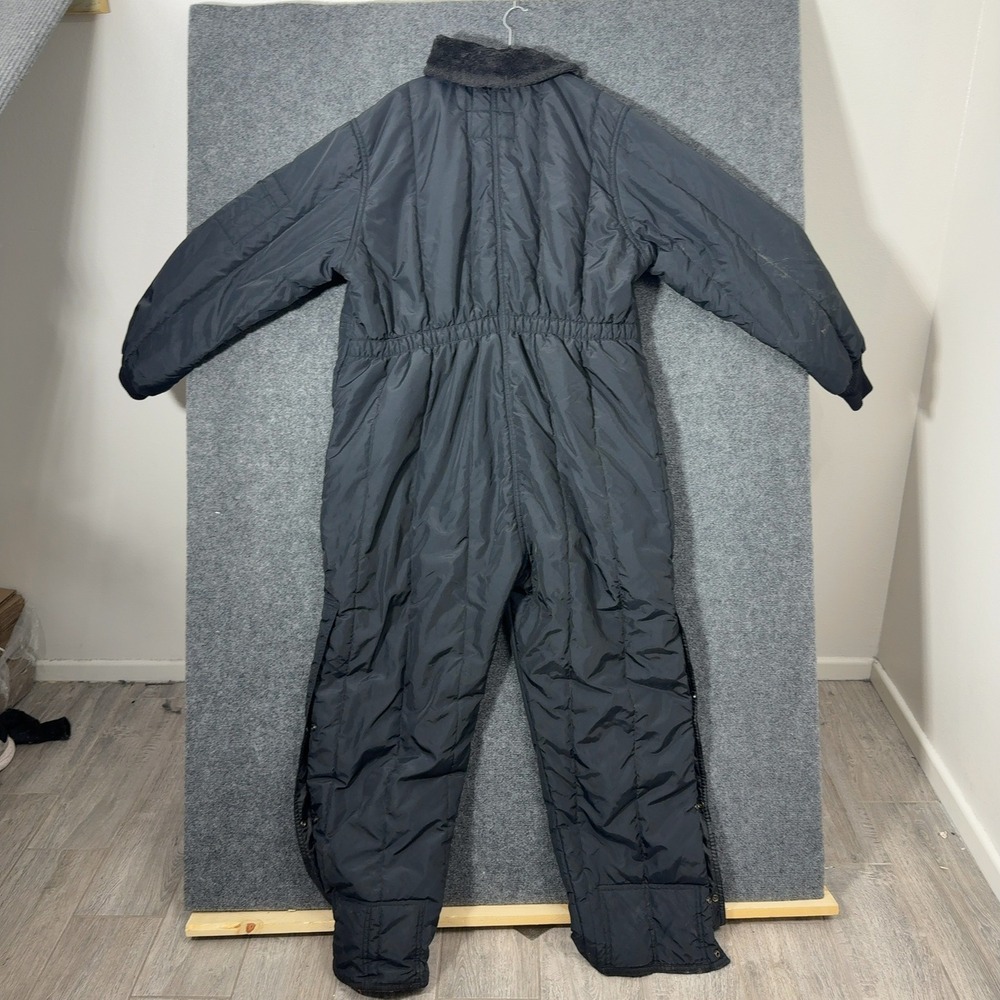 RefrigiWear Iron Tuff Coveralls Mens 3XL Black Nylon Hello Fresh Insulated Work - Picture 6 of 8